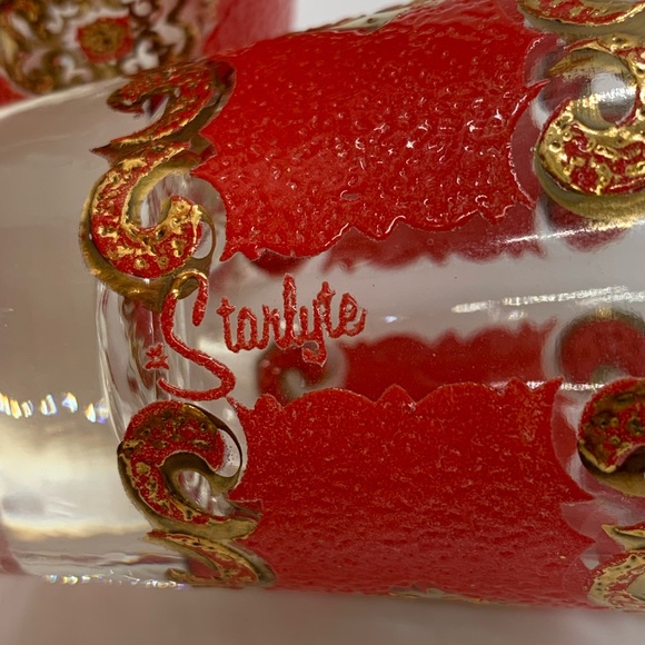 MCM Vintage Signed STARLYTE Shot Glasses Barware - Picture 7 of 7